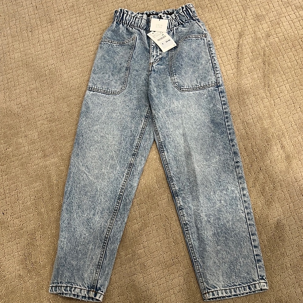 Zara high waist jeans. New with tags